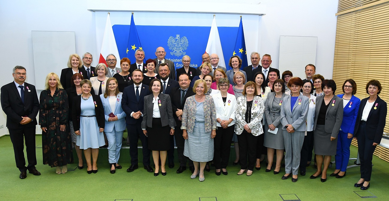 Uroczystość wręczenia Medali za Długoletnią Służbę dla pracowników Inspekcji Ochrony Środowiska 